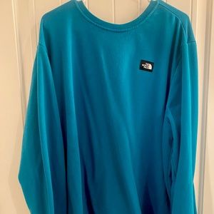 Teal XXL North Face sweatshirt